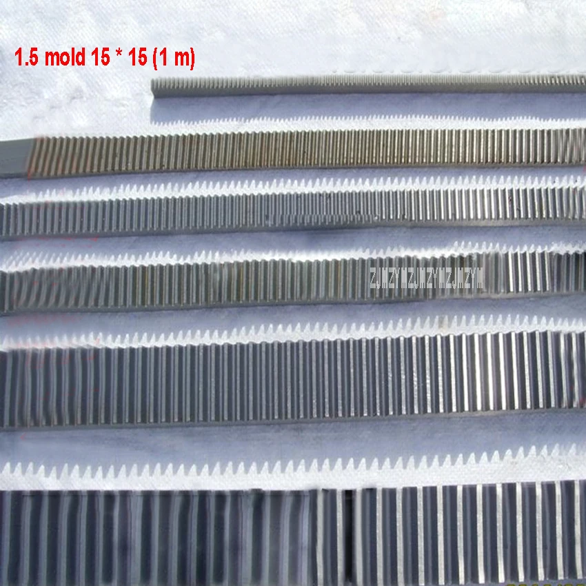 20 шт. 1,5 Die 15*15 (1 метр) 1,5 м мод шестерня 15*15*1000 мм Форма Шестерни стойка точность ЧПУ (прямые зубцы) зубчатая стойка
20 шт. 1,5 Die 15*15 (1 метр) 1,5 м мод шестерня 15*15*1000 мм Форма Шестерни стойка точность ЧПУ (прямые зубцы) зубчатая стойка