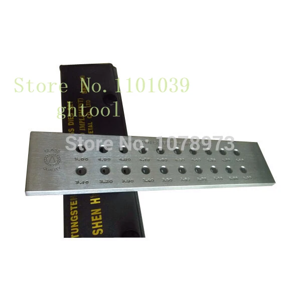 Free Shipping 20 Holes Tungsten Carbide Drawplates Hole Size 3.10-5.00mm Triangle Shape Draw Plate jewelery tools
Free Shipping 20 Holes Tungsten Carbide Drawplates Hole Size 3.10-5.00mm Triangle Shape Draw Plate jewelery tools