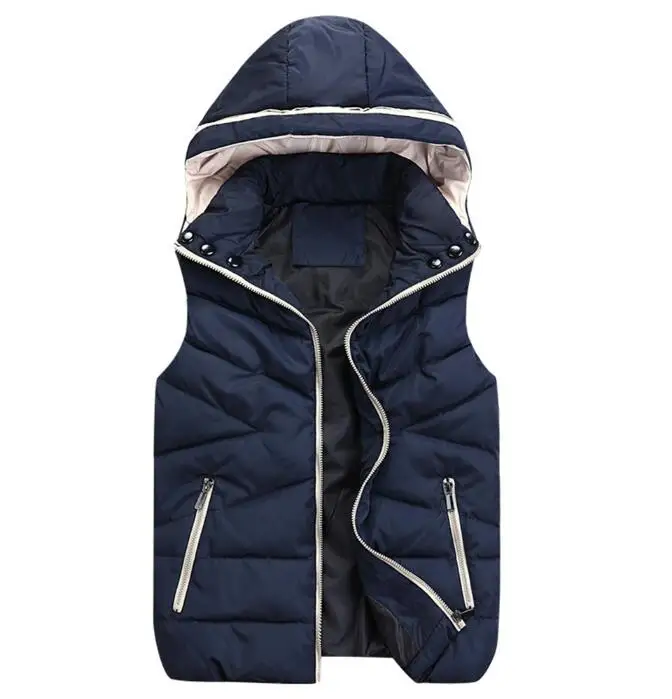 Autumn Winter Women Vest Detachable Cap Cotton Vest Femme Sleeveless Jacket Women Cardigan Waistcoat Size S--2XL
Autumn Winter Women Vest Detachable Cap Cotton Vest Femme Sleeveless Jacket Women Cardigan Waistcoat Size S--2XL