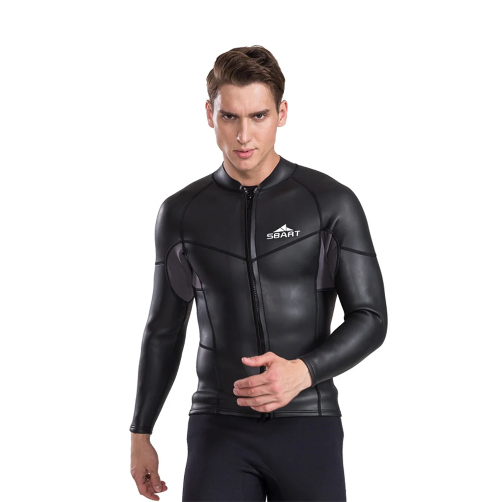 Men's 2mm Neoprene Wetsuit Jacket Front Zipper Windsurf Warm Scube Dive Waterski Spearfishing Sbart Anti-UV Diving Jacket
Men's 2mm Neoprene Wetsuit Jacket Front Zipper Windsurf Warm Scube Dive Waterski Spearfishing Sbart Anti-UV Diving Jacket