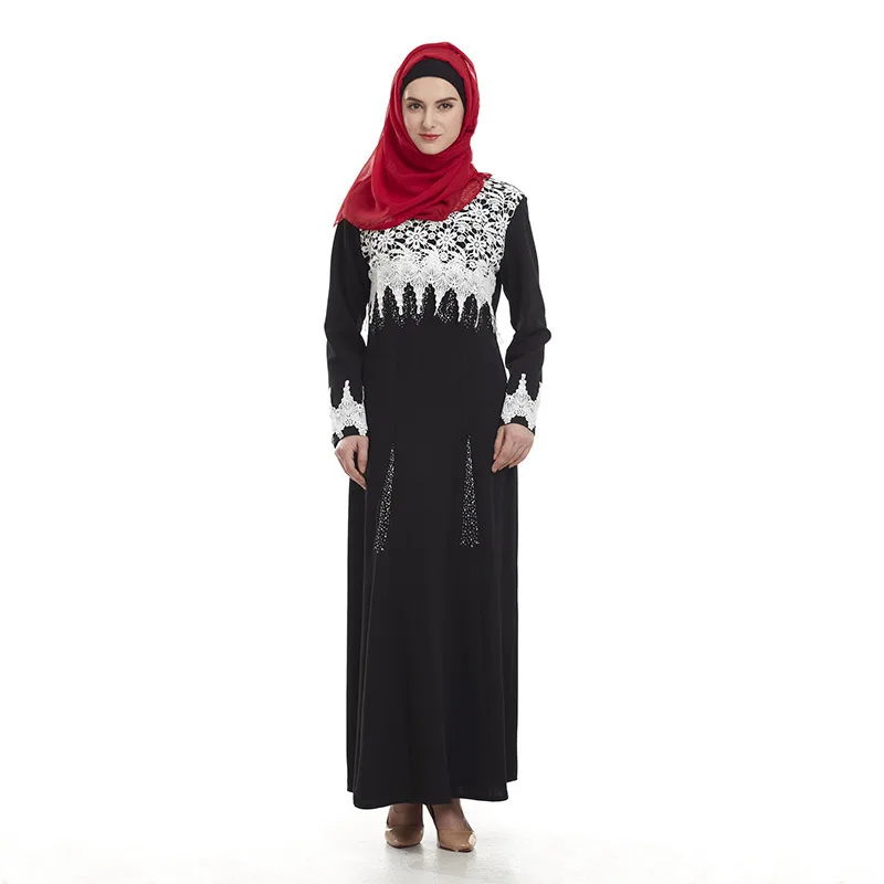 Модный исламский кружевной отделкой бриллиантами платье абайя, кафтан для Малайзии Абая турецкий Длинные рукава мусульманское платье
Модный исламский кружевной отделкой бриллиантами платье абайя, кафтан для Малайзии Абая турецкий Длинные рукава мусульманское платье