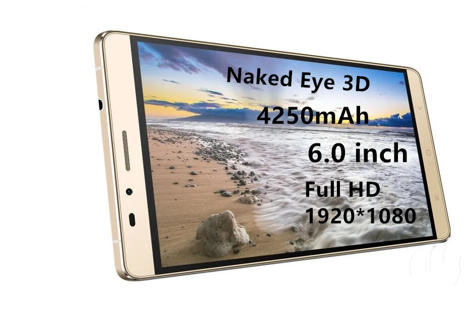 Changhong X1/X1-K 4250 мАч голый глаз 3D 6 0 ɿull HD 1920*1080p Металл F ram e 4G LTE смартфон телефон 2 Гб