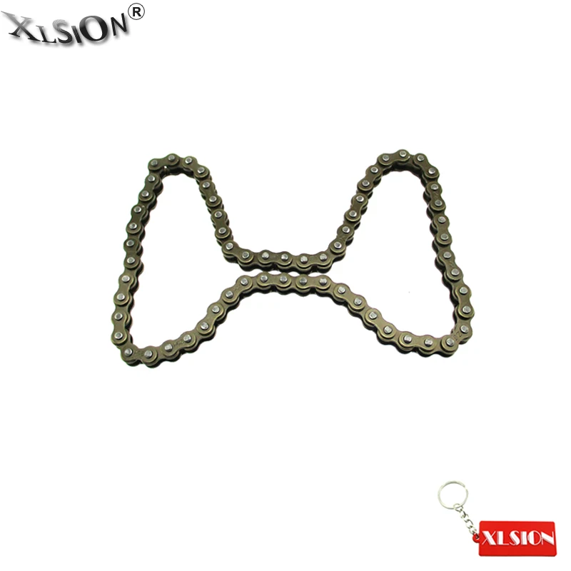 XLSION Aftermarket 62 звеньев электрического стартера цепи для 50cc 70c 90cc 110cc 125cc ATV тележка