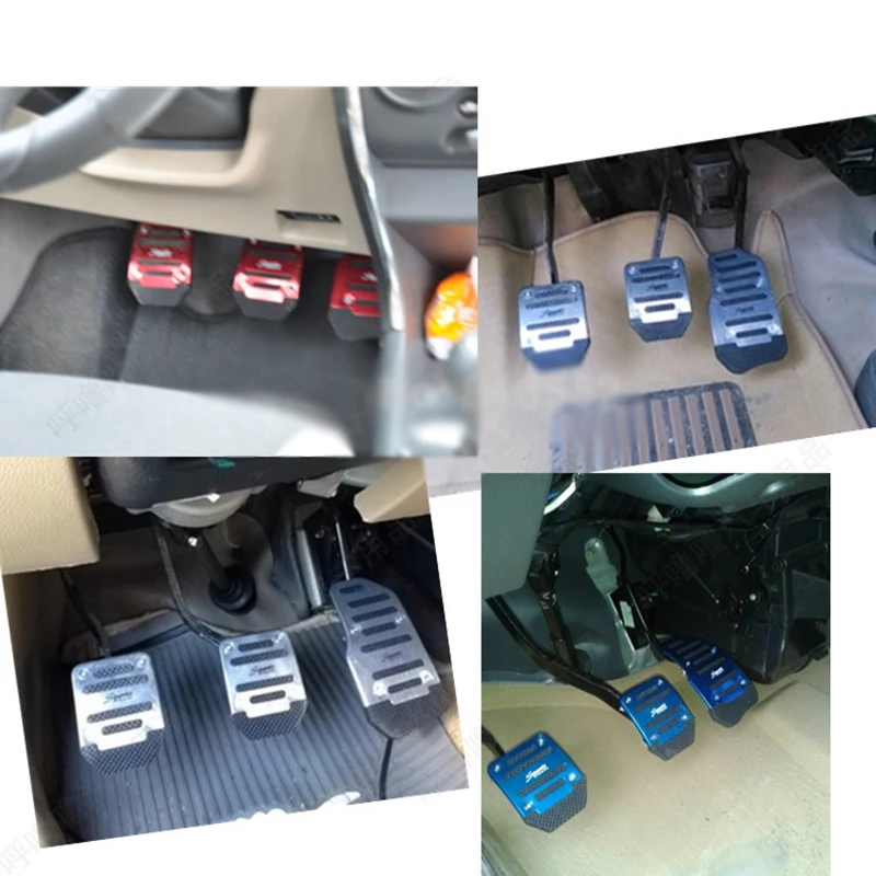 Car Aluminium Alloy Non-slip Foot Brake Decals Cover Vehicle Pedal fit for Solaris RIO Duster Polo Almera Clio IV Octavia 308
Car Aluminium Alloy Non-slip Foot Brake Decals Cover Vehicle Pedal fit for Solaris RIO Duster Polo Almera Clio IV Octavia 308