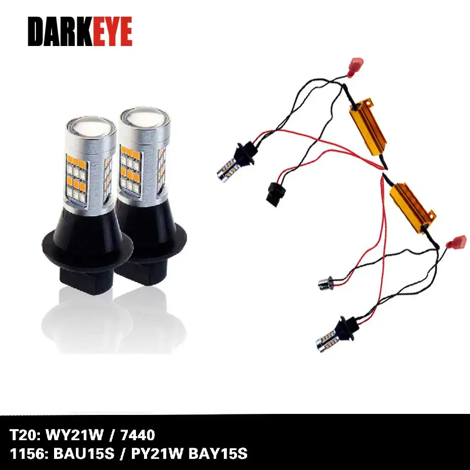 Car LED T20 7440 WY21W 1156 BAU15S BAY15S Daytime Running Light & Front Turn Signals Light Car DRL Winker White + Yellow AC
Car LED T20 7440 WY21W 1156 BAU15S BAY15S Daytime Running Light & Front Turn Signals Light Car DRL Winker White + Yellow AC