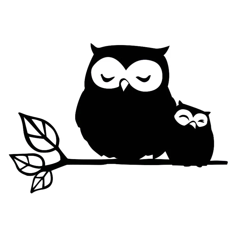 14.6*10CM Cartoon Vinyl Car Styling Cute Owl Mom And Baby Decal Car Stickers Accessories Black/Silver C9-1280
14.6*10CM Cartoon Vinyl Car Styling Cute Owl Mom And Baby Decal Car Stickers Accessories Black/Silver C9-1280
