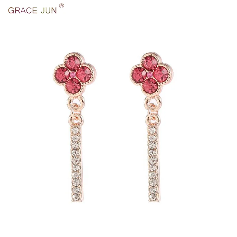 GRACE JUN новые серьги-клипсы с кристаллами и модные роскошные серьги-капельки в Корейском стиле
GRACE JUN новые серьги-клипсы с кристаллами и модные роскошные серьги-капельки в Корейском стиле