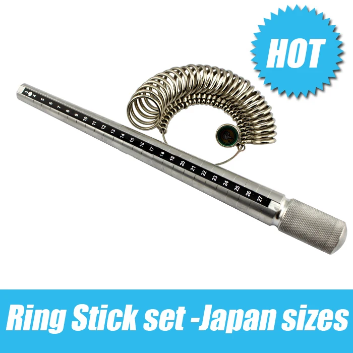 Wholesale Ring Stick and Ring Sizer Set,Measure Finger Size& Ring Gauge Metal Finger Sizer Tool Measure 1-28 Japan Size goldsmit
Wholesale Ring Stick and Ring Sizer Set,Measure Finger Size& Ring Gauge Metal Finger Sizer Tool Measure 1-28 Japan Size goldsmit