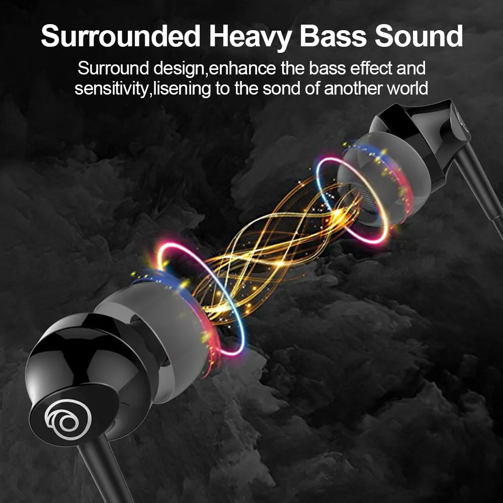 Bass Earphone For Phone Portable Mini Stereo Headset Mobile Microphone Wired Earphones iPhone Samsung Xiaomi | Электроника