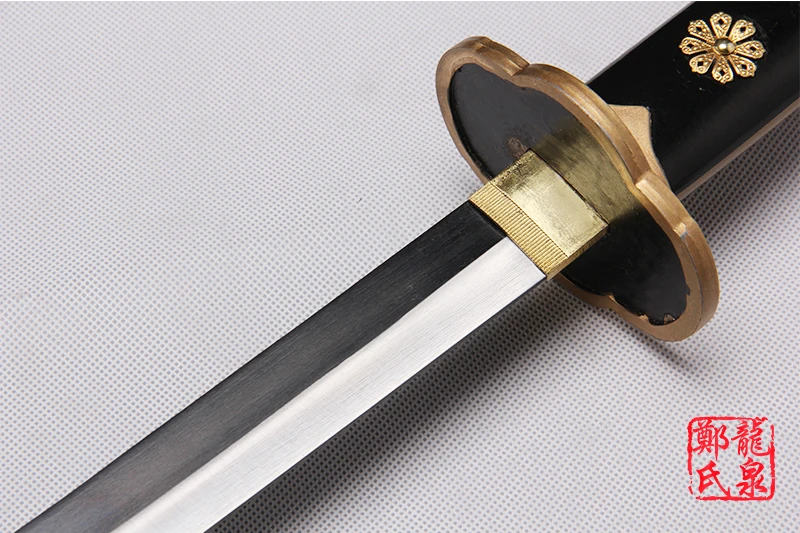 Real katana swords carbon steel samurai ready black silver For Touken Ranbu Online Tsurumaru Kuninaga's Sword 
Real katana swords carbon steel samurai ready black silver For Touken Ranbu Online Tsurumaru Kuninaga's Sword