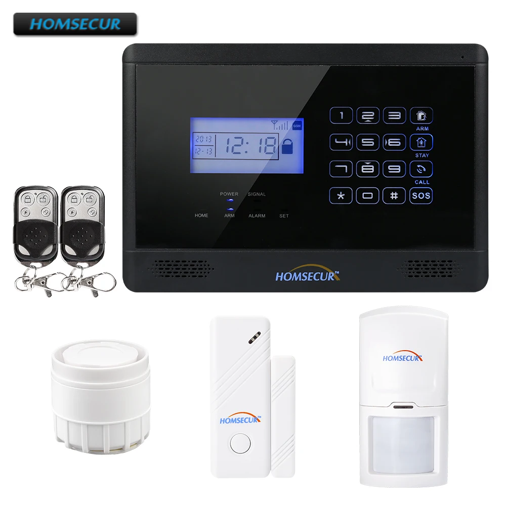HOMSECUR YA09 (Espanol/Deutsch/Francais/English Voice) Home Security Wireless GSM Autodial Burglar Intruder Alarm System YA09
HOMSECUR YA09 (Espanol/Deutsch/Francais/English Voice) Home Security Wireless GSM Autodial Burglar Intruder Alarm System YA09