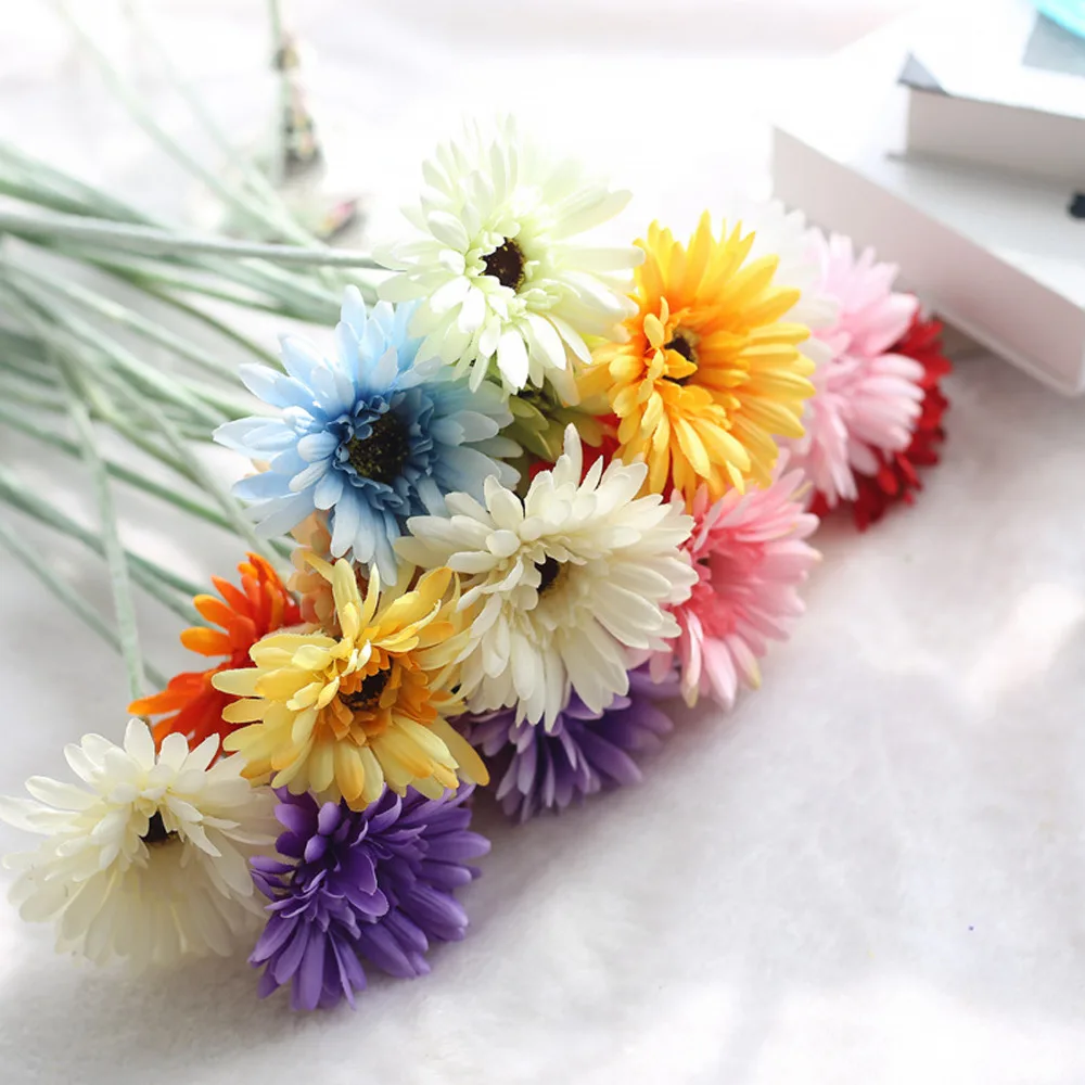 55cm Artificial Gebera wedding decoration flower bouquet table decoration vase flowers table decoration artificial flower diy
55cm Artificial Gebera wedding decoration flower bouquet table decoration vase flowers table decoration artificial flower diy