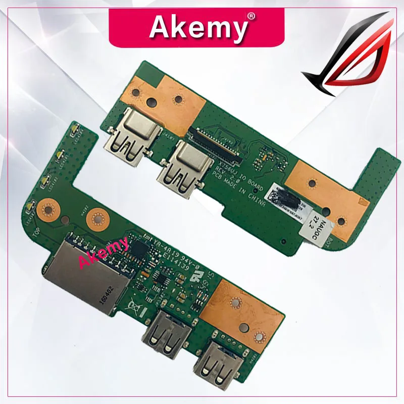 Akemy New!board For Asus X756U X756UJ X756UXM X756UW X756UWK K756U A756U SD card USB IO Board Test OK
Akemy New!board For Asus X756U X756UJ X756UXM X756UW X756UWK K756U A756U SD card USB IO Board Test OK