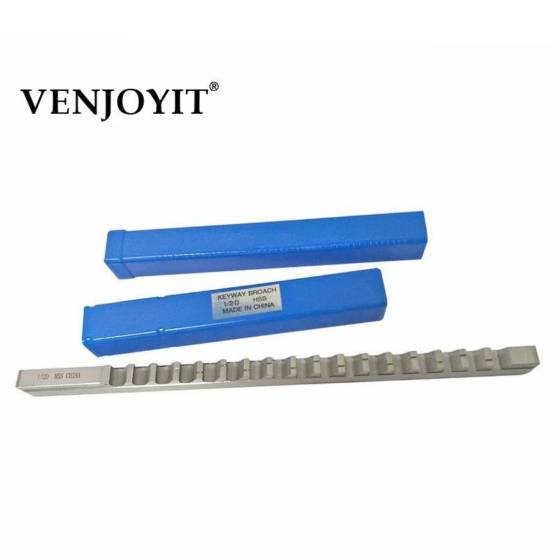 1/2 D Push-Type Keyway Broach Inch Sized HSS Cutting Tool for CNC Machine
1/2 D Push-Type Keyway Broach Inch Sized HSS Cutting Tool for CNC Machine