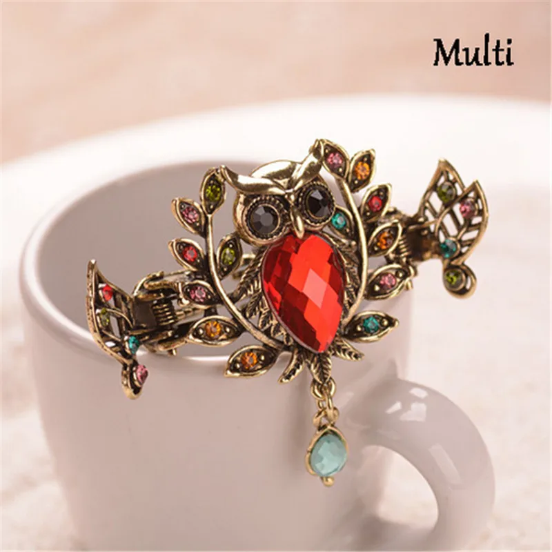 Cute 5 Color Crystal Bride Wedding Hair Accessories Owl Hair Claws Metal Crab Clip For Women Vintage Hair Clip Hair Ornaments
Cute 5 Color Crystal Bride Wedding Hair Accessories Owl Hair Claws Metal Crab Clip For Women Vintage Hair Clip Hair Ornaments