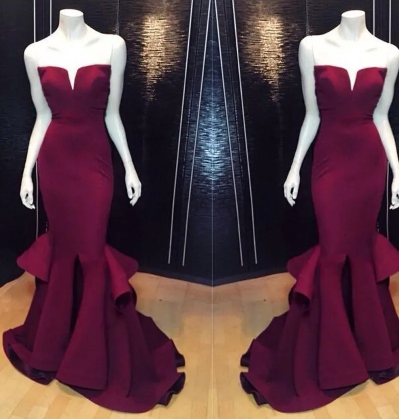 Burgundy Sweetheart Sleeveless Floor Length Mermaid Satin Pleated Evening Dresses Mermaid Party Gowns
Burgundy Sweetheart Sleeveless Floor Length Mermaid Satin Pleated Evening Dresses Mermaid Party Gowns