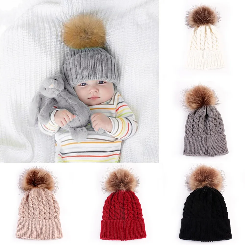 Newborn Kids Fur Ball Knitted Crochet Beanies Cap Winter Thicken Keep Warm Infant Pompom Hat Toddler Baby Hairball Enfant Bonnet
Newborn Kids Fur Ball Knitted Crochet Beanies Cap Winter Thicken Keep Warm Infant Pompom Hat Toddler Baby Hairball Enfant Bonnet