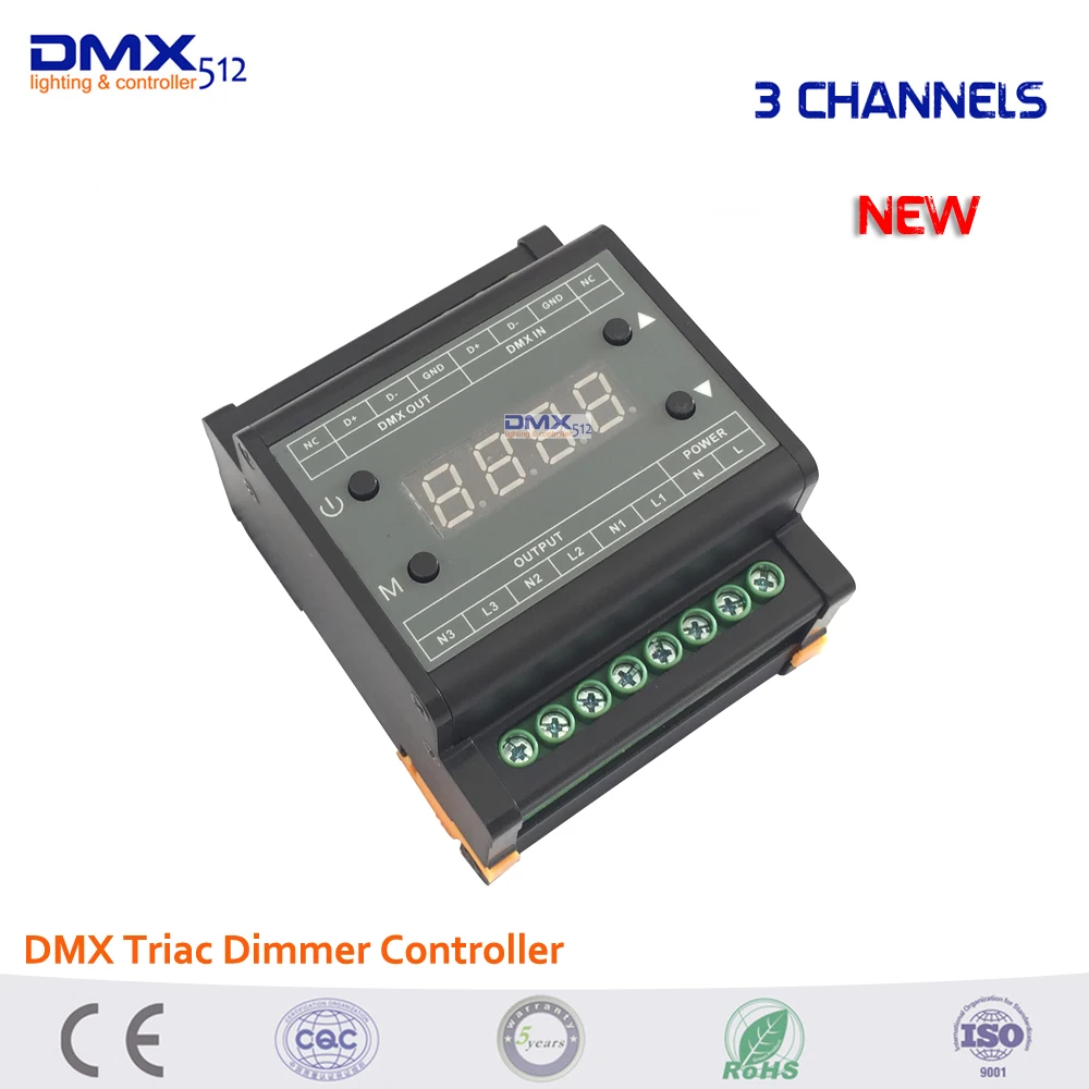 Dhl free shipping 5PCS DMX302 DMX triac dimmer led brightness controller Trailing edge 3CH x1A/CH for LED strip LED panel light
Dhl free shipping 5PCS DMX302 DMX triac dimmer led brightness controller Trailing edge 3CH x1A/CH for LED strip LED panel light