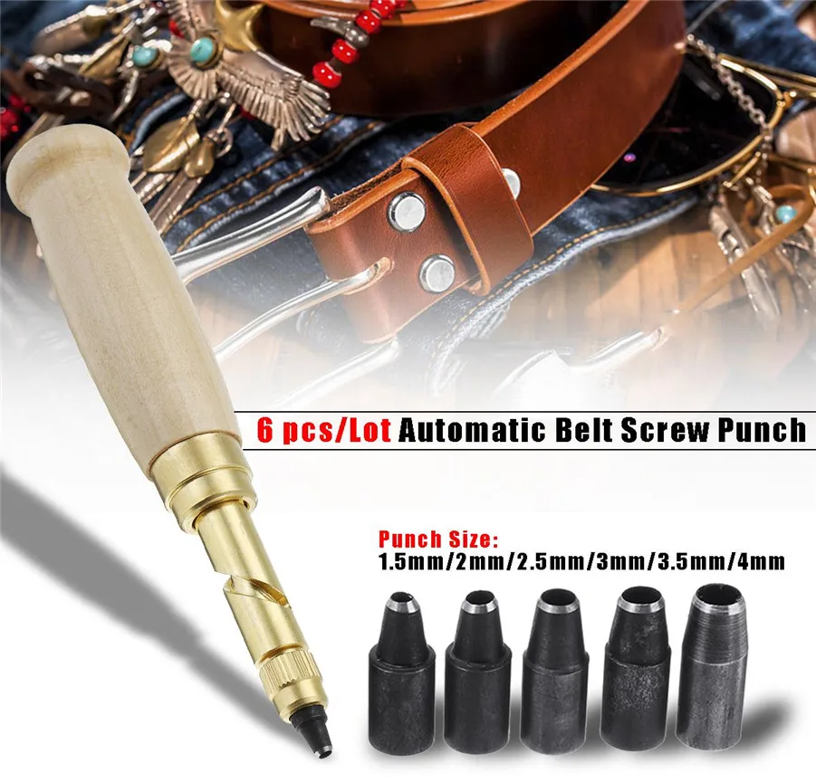 2022 Automatic Belts Punch Replaceable Long Mute Rotary Punching Punchers Leather Craft Tools + 6pcs Tips 99 For Drop Shippin
2022 Automatic Belts Punch Replaceable Long Mute Rotary Punching Punchers Leather Craft Tools + 6pcs Tips 99 For Drop Shippin