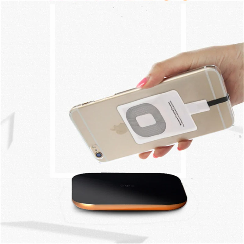 Qi Стандартный беспроводной зарядный приемник для Samsung S9 S8 Micro USB Pad Coil Type C