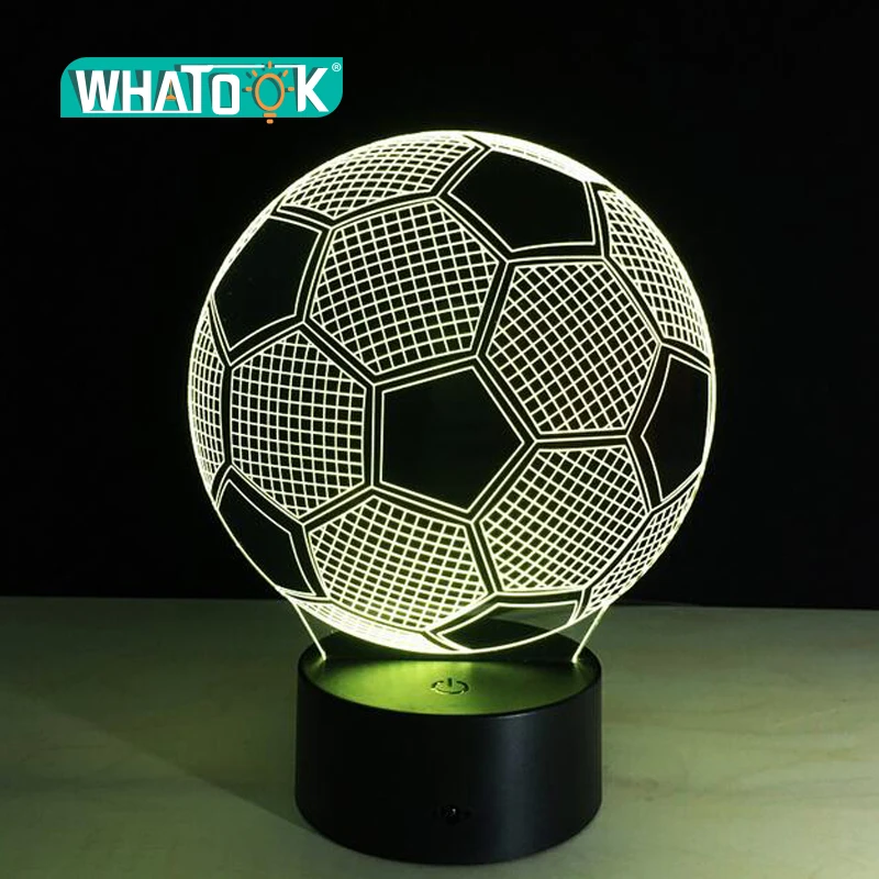Seven Colors Changing Soccer Ball Light Football 3D Visual Led Night Light USB Novelty Table Lamps as Home Decor Besides Lampara
Seven Colors Changing Soccer Ball Light Football 3D Visual Led Night Light USB Novelty Table Lamps as Home Decor Besides Lampara