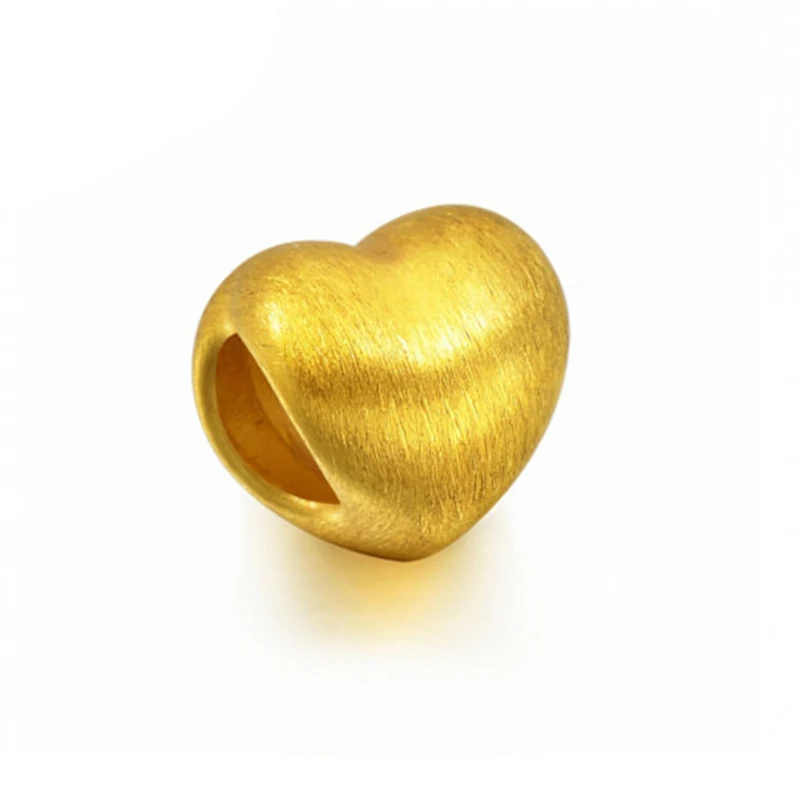 2pcs Hot Sale Jewelry 24K brushed Heart-shaped Alluvial Gold Accessories for Beads Bracelet Pendant Wholesale
2pcs Hot Sale Jewelry 24K brushed Heart-shaped Alluvial Gold Accessories for Beads Bracelet Pendant Wholesale