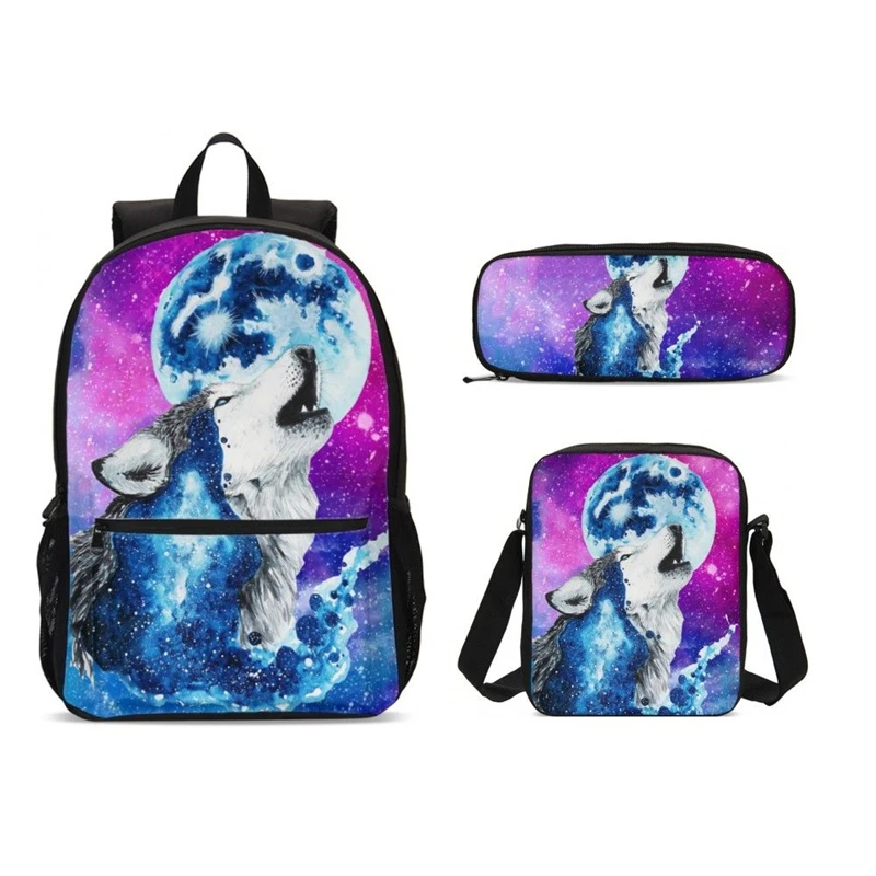 Hot 2020 Cartoon Wolf School Bag Set For Teen Girls Fashion Student School Backpack Kids Schoolbag Cool Primary Children Bookbag
Hot 2020 Cartoon Wolf School Bag Set For Teen Girls Fashion Student School Backpack Kids Schoolbag Cool Primary Children Bookbag