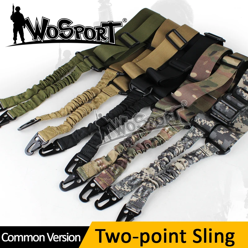WOSPORT Tactical Adjustable Two Point Sling Military Equipment Airsoft Hunting Gun Rifle Pistol Strap Outdoor Bungee System Kit
WOSPORT Tactical Adjustable Two Point Sling Military Equipment Airsoft Hunting Gun Rifle Pistol Strap Outdoor Bungee System Kit
