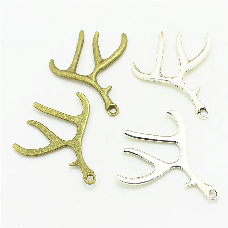 Sweet Bell 20pcs 40*51mm Deer Antlers pendants Antique Deer Antlers Charms Pendant Christmas charm 4D781
Sweet Bell 20pcs 40*51mm Deer Antlers pendants Antique Deer Antlers Charms Pendant Christmas charm 4D781