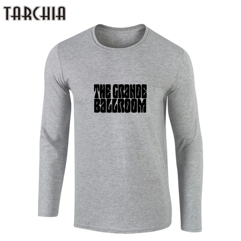 TARCHIA T Shirt Men Letter Printed THE CRAHOE BALLROOM T-shirt Long Sleeve Cotton Casual Music Rock Clothing Tops Tee Homme
TARCHIA T Shirt Men Letter Printed THE CRAHOE BALLROOM T-shirt Long Sleeve Cotton Casual Music Rock Clothing Tops Tee Homme