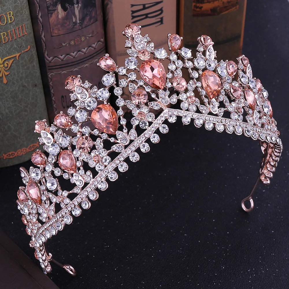 Women Bridal Wedding Hair Accessories Jewelry Head Beaded Tiaras Noiva Bride Headpiece Wedding Crown
Women Bridal Wedding Hair Accessories Jewelry Head Beaded Tiaras Noiva Bride Headpiece Wedding Crown