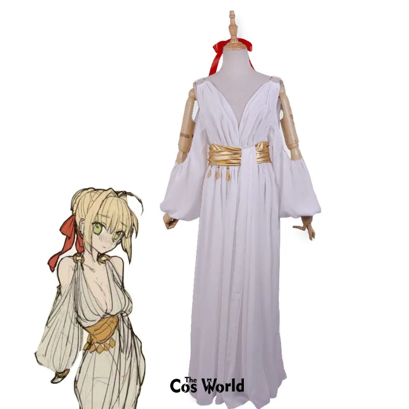 Fate Extra Saber Nero Claudius Caesar Augustus Germanicus Pajamas Nightgown Sleepwear Nightdress Outfit Anime Cosplay Costumes
Fate Extra Saber Nero Claudius Caesar Augustus Germanicus Pajamas Nightgown Sleepwear Nightdress Outfit Anime Cosplay Costumes