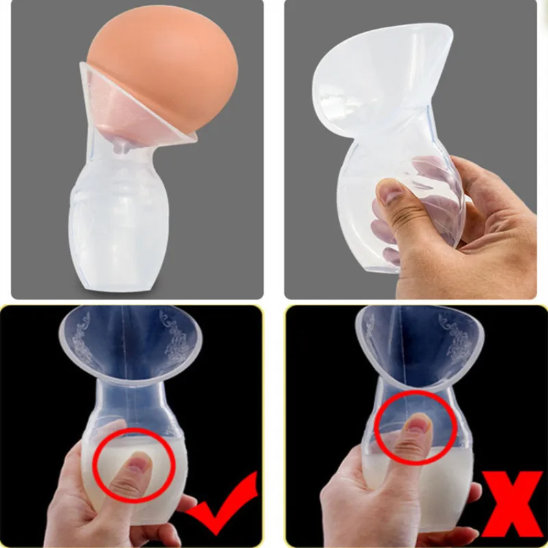 Soft Silicone Breast Pump Milk Collector Manual Suction Baby Feeding Maternity Postpartum Galactorrhea Collection BPA Free
Soft Silicone Breast Pump Milk Collector Manual Suction Baby Feeding Maternity Postpartum Galactorrhea Collection BPA Free