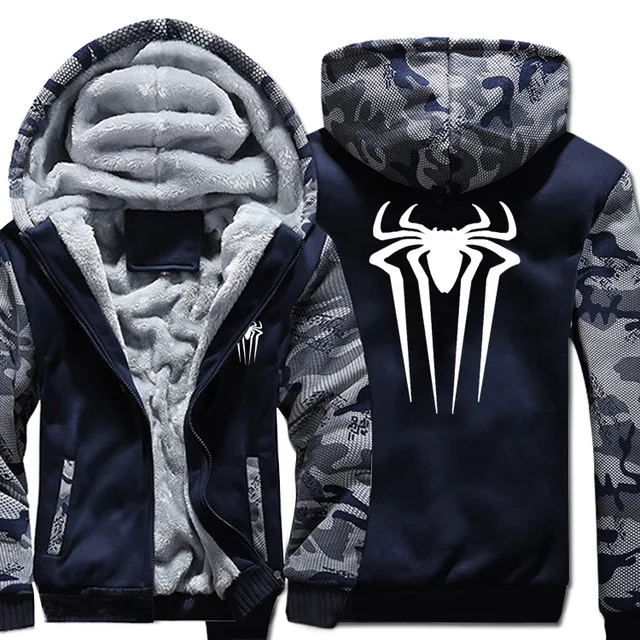 US Size for Mens Coat Spider Design Camouflage Hoodie Warm Thicken Jacket Coat Sweatshirts Casual
US Size for Mens Coat Spider Design Camouflage Hoodie Warm Thicken Jacket Coat Sweatshirts Casual