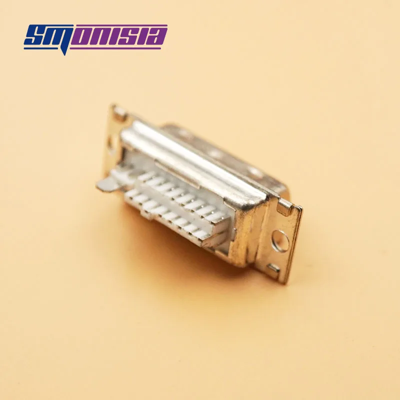 Smonisia 100pcs DVI 24 +1 Male Connector DVI 3 Rows 24P female 180 degree welding Connetor
Smonisia 100pcs DVI 24 +1 Male Connector DVI 3 Rows 24P female 180 degree welding Connetor