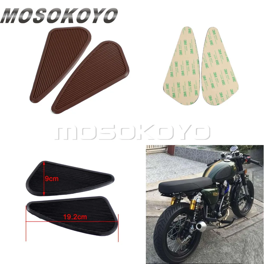 1 Pair Motorcycle Vintage Fuel Tank Sticker Rubber Slim Side Panel Knee Traction Pad Sticke On for Harley Chopper Racer Black
1 Pair Motorcycle Vintage Fuel Tank Sticker Rubber Slim Side Panel Knee Traction Pad Sticke On for Harley Chopper Racer Black