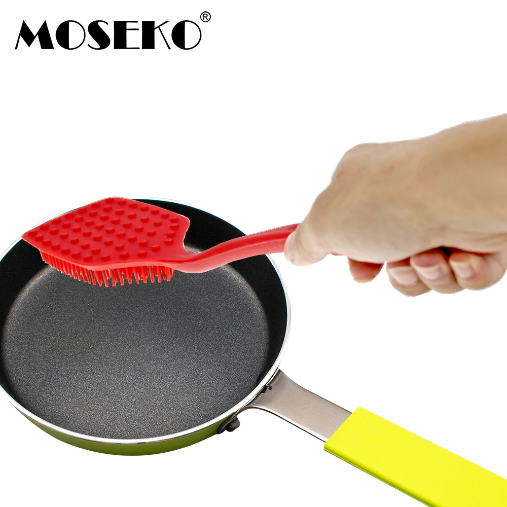 MOSEKO Silicone Cleaning Brush with Long Handle Pan Pot Brush Dish Bowl Washing Cleaning Brush Household Kitchen Cleaning Tools
MOSEKO Silicone Cleaning Brush with Long Handle Pan Pot Brush Dish Bowl Washing Cleaning Brush Household Kitchen Cleaning Tools