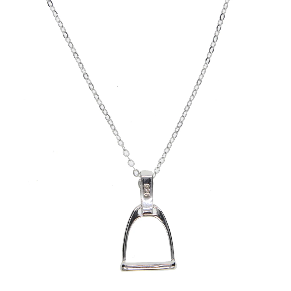 2018 NEW 100% 925 sterling silver high polish top quality silver iron Stirrup horse style pendants equestrian necklace
2018 NEW 100% 925 sterling silver high polish top quality silver iron Stirrup horse style pendants equestrian necklace