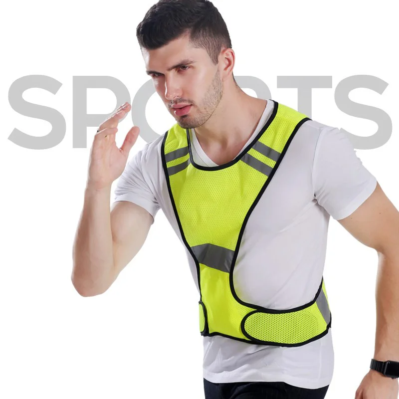 Safety High Visibility Reflective Vest Jacket Adjustable Elastic Strap Outdoor Night Riding Warning Fluorescent Clothes RR7021
Safety High Visibility Reflective Vest Jacket Adjustable Elastic Strap Outdoor Night Riding Warning Fluorescent Clothes RR7021