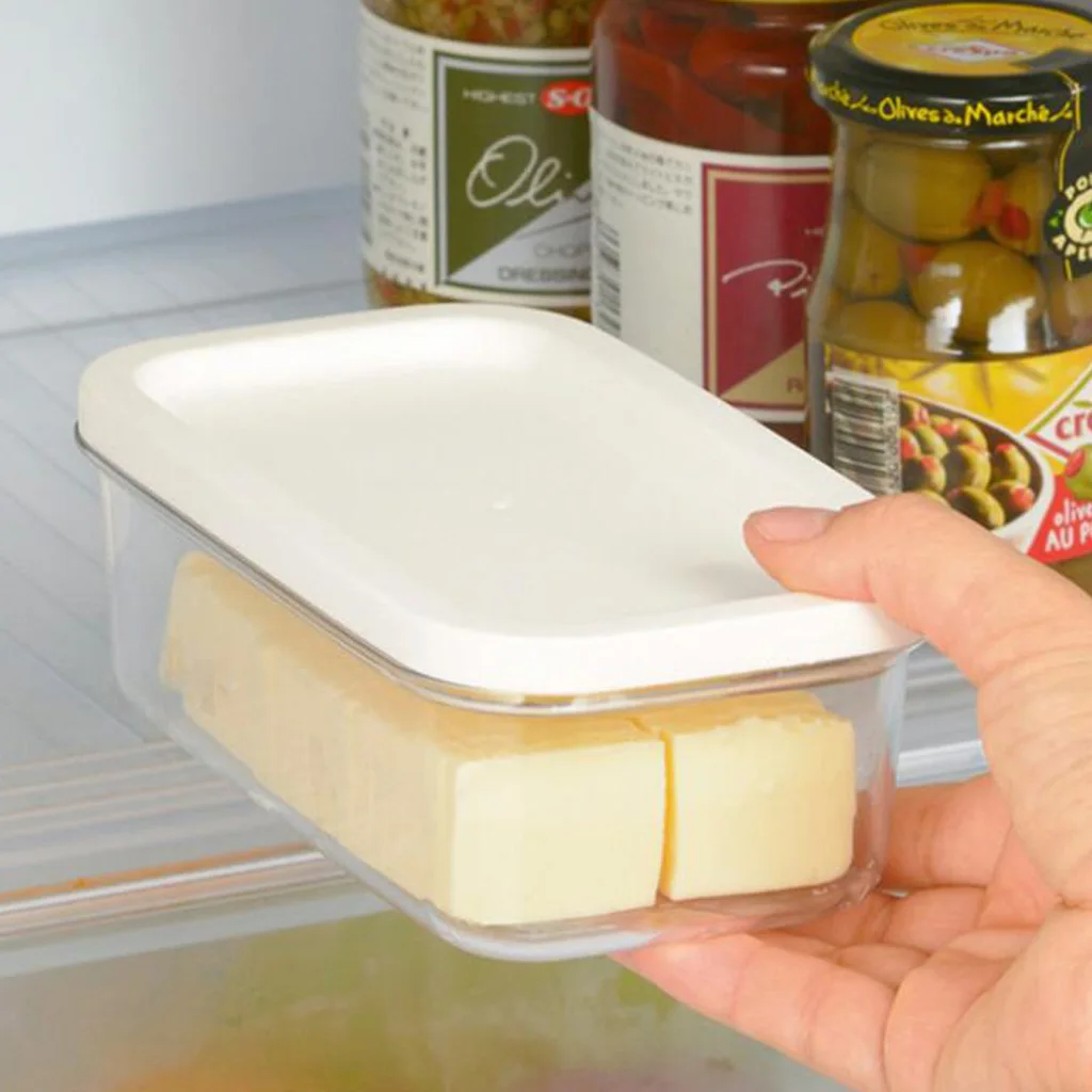 Пластиковая тарелка для масла с крышкой контейнер хранения резак слайсер