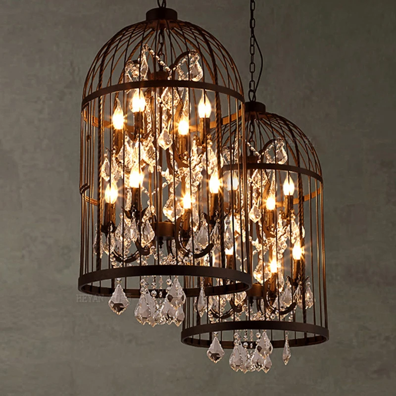 Хрустальные подвесные светильники E14 в скандинавском стиле домашний декор виде