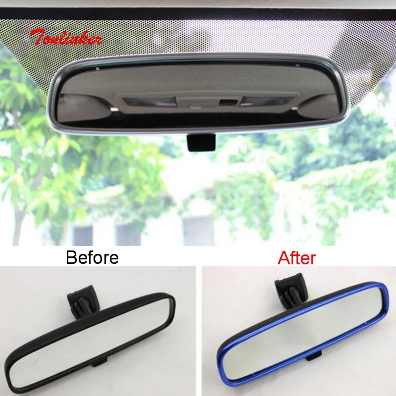 Tonlinker Interior Rearview mirror Cover case sticker for Mitsubishi Outlander 2016-19 Car Styling 1 Pcs Aluminum Cover stickers
Tonlinker Interior Rearview mirror Cover case sticker for Mitsubishi Outlander 2016-19 Car Styling 1 Pcs Aluminum Cover stickers