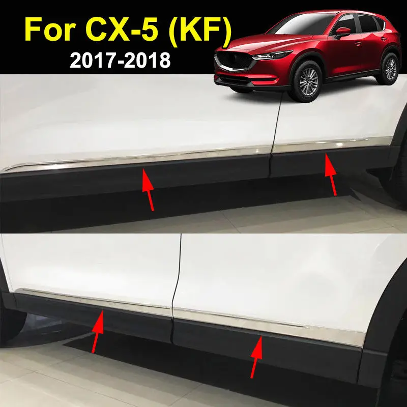 BBQ @ FuKa для Mazda Cx-5 Cx5 4 шт. 2017 2018 хромированная боковая дверная линия корпус формовочная крышка Накладка защита Серебристая дверная линия литье...
BBQ @ FuKa для Mazda Cx-5 Cx5 4 шт. 2017 2018 хромированная боковая дверная линия корпус формовочная крышка Накладка защита Серебристая дверная линия литье...