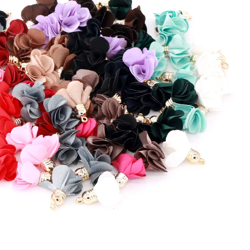 20pcs Tassel Findings Flower Silk Polyester Dangle Charms Drop Earring Tassel for Jewelry Pendant DIY Graft Making
20pcs Tassel Findings Flower Silk Polyester Dangle Charms Drop Earring Tassel for Jewelry Pendant DIY Graft Making