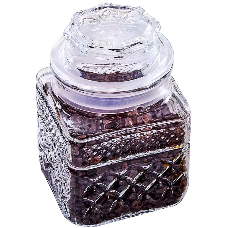 Creative Storage Jar with Seal Lid Kit Clear Glass Container / Home Candy Coffee Bean Tank Fruit Tea Bottle Canister Accessories
Creative Storage Jar with Seal Lid Kit Clear Glass Container / Home Candy Coffee Bean Tank Fruit Tea Bottle Canister Accessories