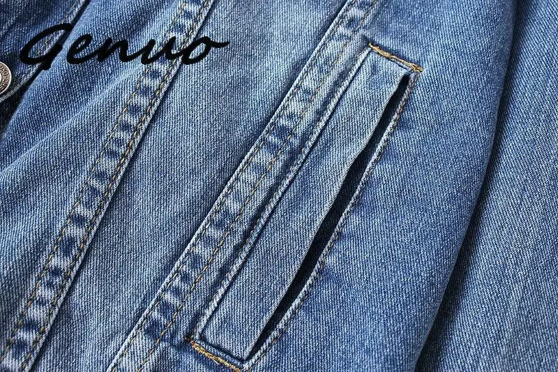 Solid Denim Jackets Women Hole Boyfriend Style Long Sleeves Vintage Jeans Jacket Denim Jacket Loose Plud Size Denim Coat Jeans
Solid Denim Jackets Women Hole Boyfriend Style Long Sleeves Vintage Jeans Jacket Denim Jacket Loose Plud Size Denim Coat Jeans