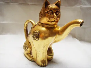 + pure brass plutus cat pot Copper tea wine handi furnishing articles Lucky for the Zroom Art Statue
+ pure brass plutus cat pot Copper tea wine handi furnishing articles Lucky for the Zroom Art Statue