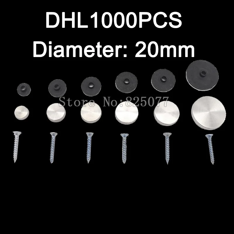 DHL 1000PCS Wholesale decorative screw cover 20mm brushed stainless steel screw covers KF1036
DHL 1000PCS Wholesale decorative screw cover 20mm brushed stainless steel screw covers KF1036