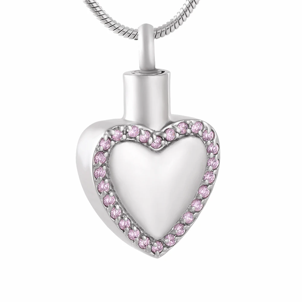 IJD9822 Clear Pink Crystal Heart Memorial Urn Ashes Jewelry Keepsake Classic Cremation Pendant Necklace Collier Bijoux
IJD9822 Clear Pink Crystal Heart Memorial Urn Ashes Jewelry Keepsake Classic Cremation Pendant Necklace Collier Bijoux