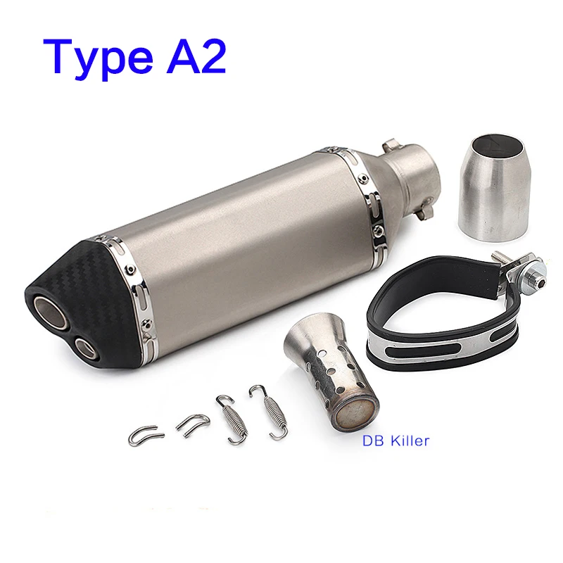 Universal 51mm Motorcycle Exhaust Modified Muffle pipe Wirh escape moto ATV Scooter db killer for tmax 500 cb1000r crf 230 mt09
Universal 51mm Motorcycle Exhaust Modified Muffle pipe Wirh escape moto ATV Scooter db killer for tmax 500 cb1000r crf 230 mt09